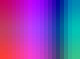 Digital background of colorful red, turquoise and blue as large pixels
