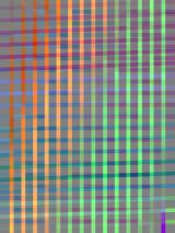 Geometrical pattern of interwoven colorful lines. Illustration.