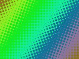 Full Frame Abstract Background - Dot Background with Bright Neon Green Colors