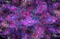 a pink and purple fractal rendering