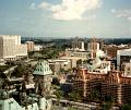 an old image the montreal skyline by day