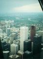 an old photo taken from the top of the CN tower, tornoto