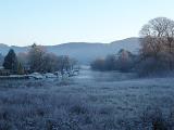 a frosty winter lakedistrict scene, cumbria, uk