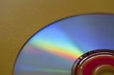 colorful reflections from an audio cd