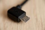 L-Shaped Micro USB Black Cable Data Connection