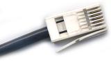 Classic uk dialup internet phone cable connector