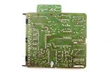 1970's Green electronic circuit card bottom view isolated on white background