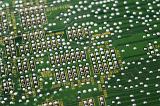 Clean printed circuit board soldered underside contacts