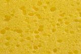 Background texture of a bath sponge showing the porous holes giving the sponge its absorbency, full frame view