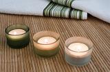 three sented aromatherapy tealight candles